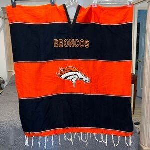 NFL Denver Bronco Graphic Poncho